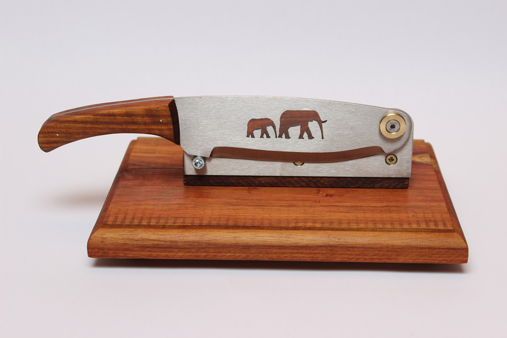 Handmade biltong cutter